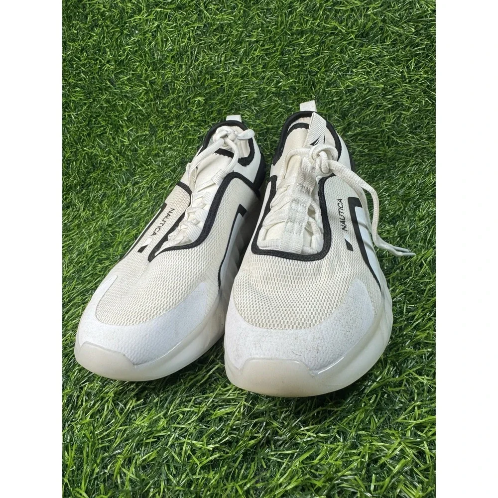 Nautica Liard Men's Athletic Sneakers Size 10 Pre-Owned In‎ Good Condition White